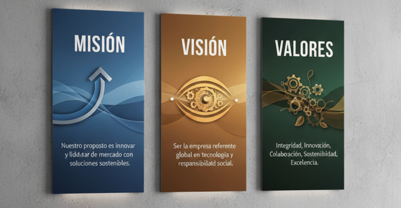 Misión, Visión y Valores de una Empresa